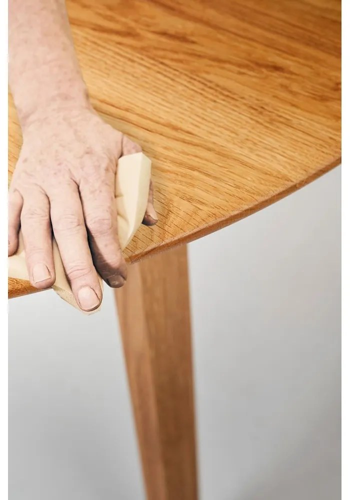 Masă de dining în culoare naturală extensibilă din lemn de stejar 100x220 cm Amalfi – Hammel Furniture