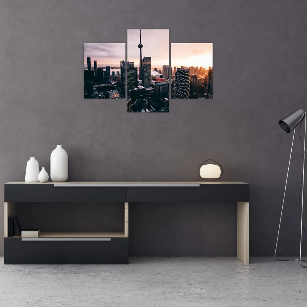 Tablou - Cntru orașului (90x60 cm)