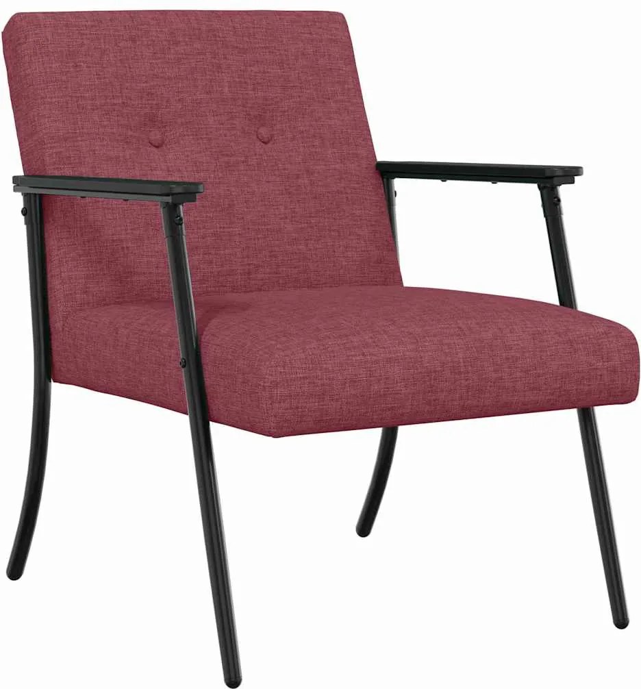 vidaXL fotoliu Roșu Vin 59 x 75 x 78 cm țesătură