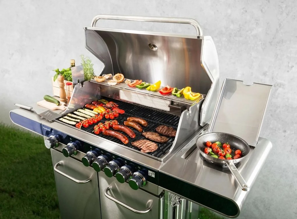 Grătar cu gaz G21 Florida BBQ Premium line, 7arzătoare + reductor gratuit