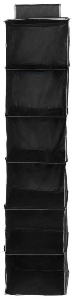 Organizator compartimentat suspendat Compactor Garment So Black 6 Rack