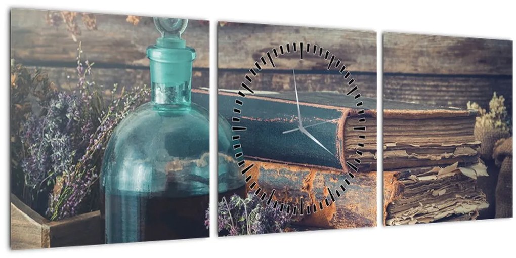 Tablou - Masa farmacistului (cu ceas) (90x30 cm)