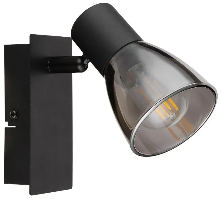 Aplica cu spot directionabil design modern CLAUDE negru