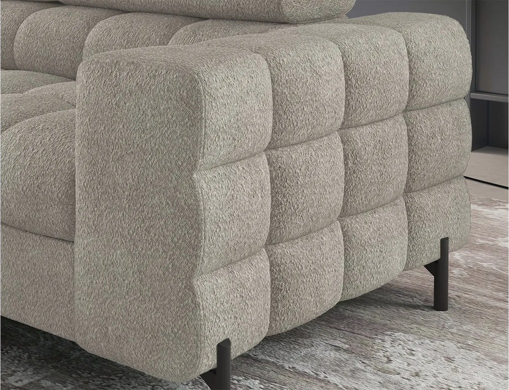 Colțar lemn masiv Ferry Extensibil Material Royal 20, 276 × 72 × 200 cm