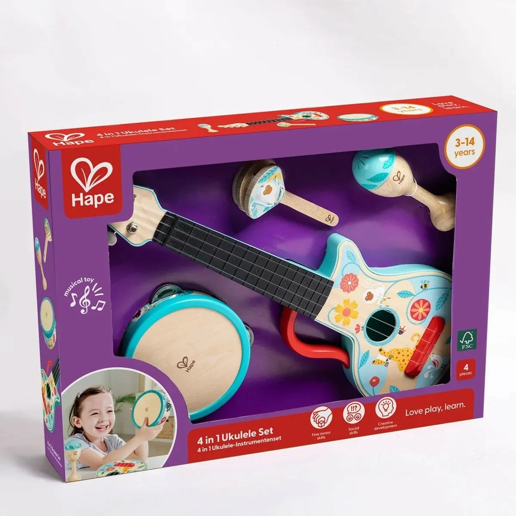 Hape Percussion Set 4in1