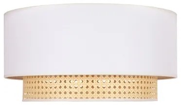 Duolla - Plafonieră BOHO 1xE27/15W/230V d. 45 cm crem/ratan