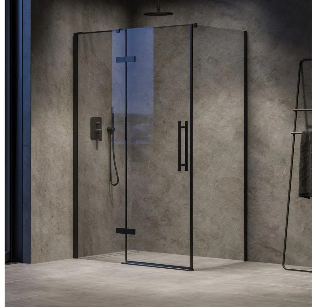 Cabină de duș Ravak COOL 90 x 80 cm, neagră