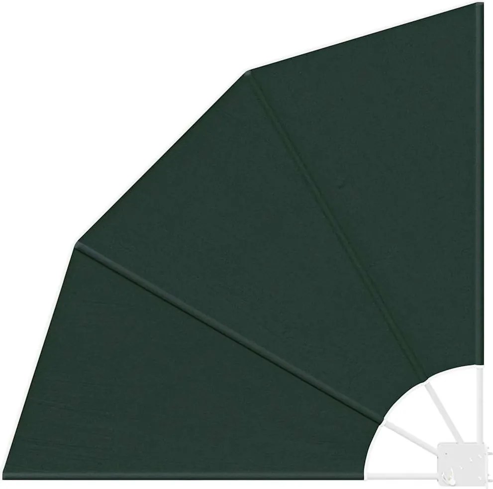 vidaXL Ecran de intimitate pentru balcon Verde închis 115 x 115 cm