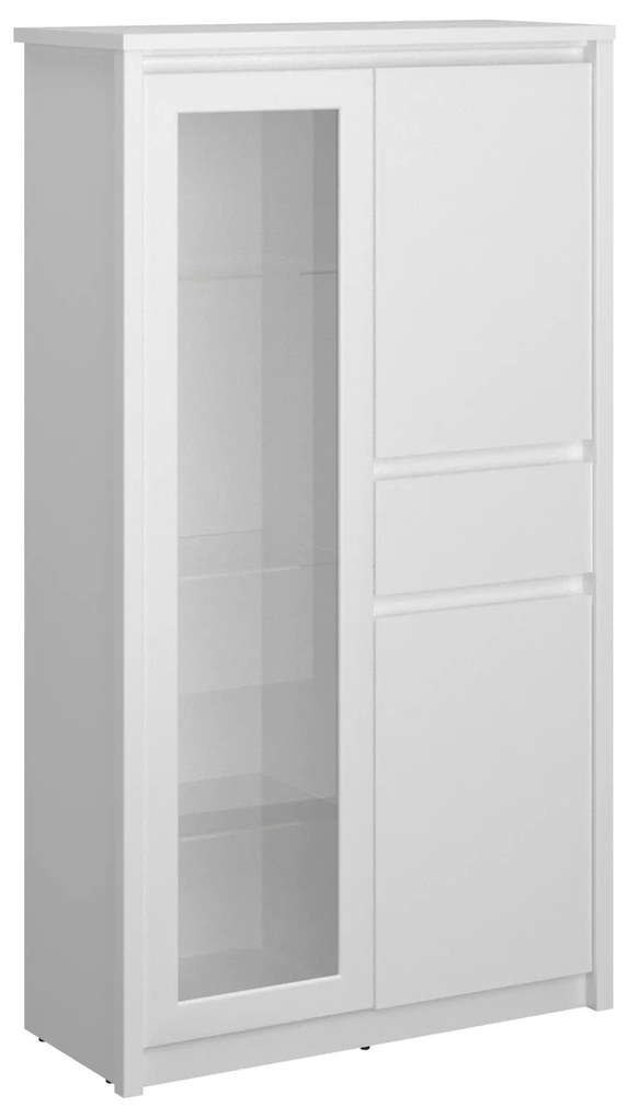 Vitrină Ethan 2D1W1S (alb). 1052908
