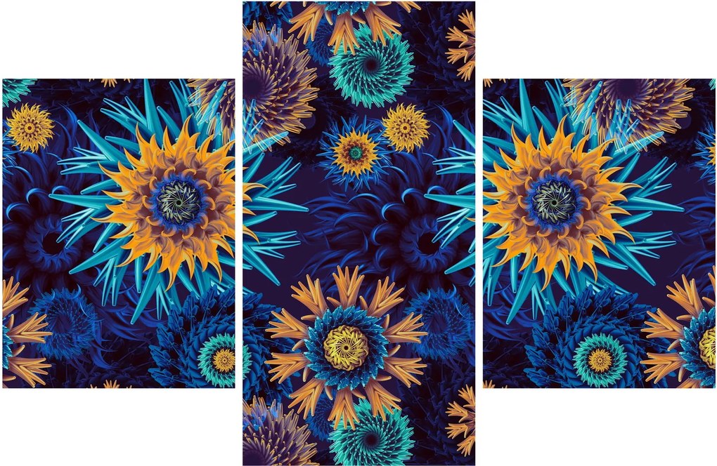 Tablou - 3D flori (90x60 cm)