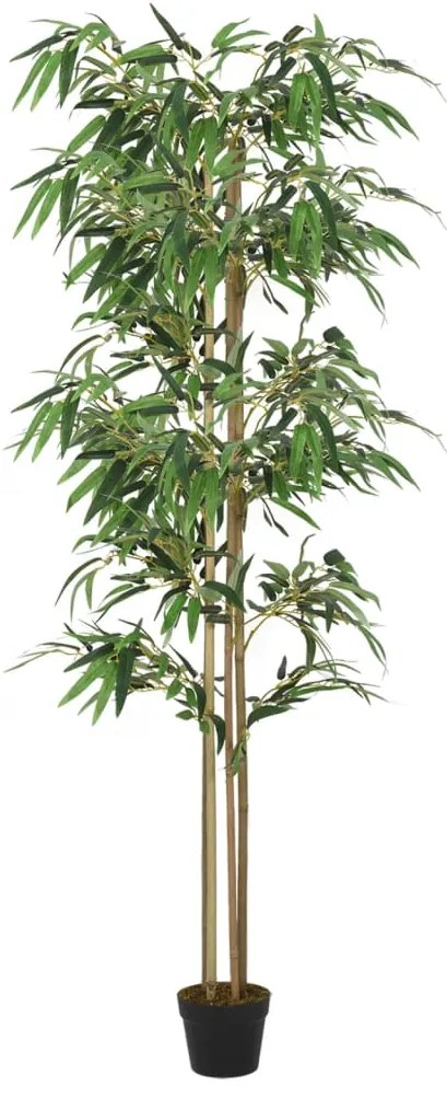 vidaXL Arbore din bambus artificial 1520 de frunze 200 cm verde