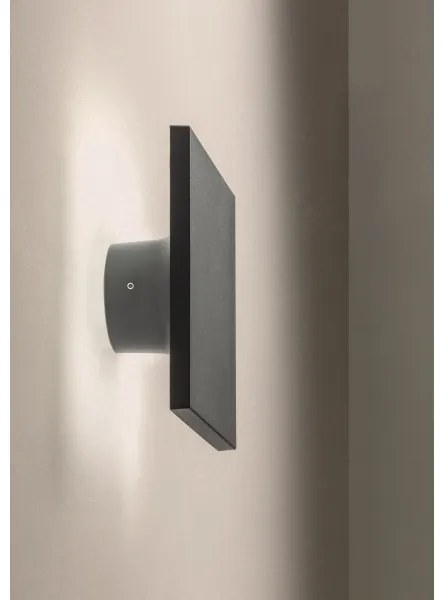 Redo 90371 - Aplică de perete pentru exterior AURA LED/8W/230V 3000K IP65 antracit