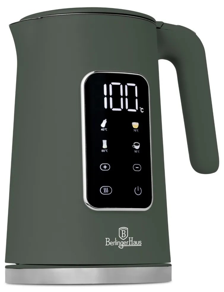 Fierbator de apa 1.7 L digital Green Matt Berlinger Haus BH 9746
