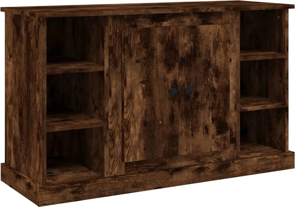 vidaXL Servantă, stejar fumuriu, 100x35,5x60 cm, lemn prelucrat