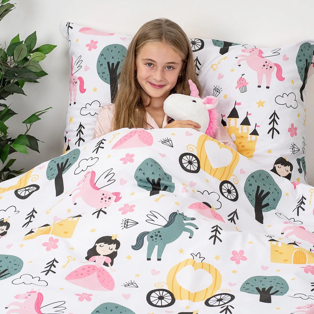 Lenjerie de pat din bumbac pentru copii 4Home Fairytale Dream, 140 x 200 cm, 70 x 90 cm, 140 x 200 cm, 70 x 90 cm