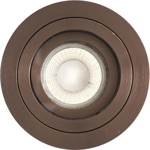 Spot încastrat modern bronz închis rotativ și înclinabil IP44 - Chuck