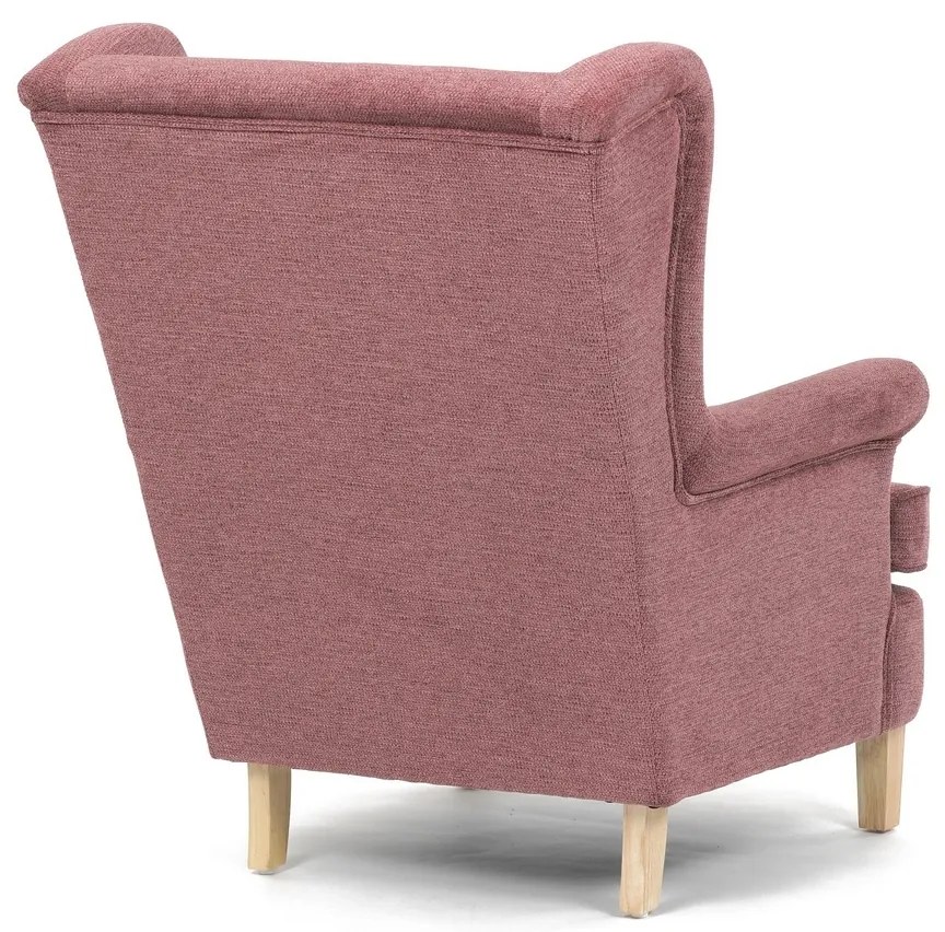 Fotoliu cu spătar înalt PINK2, roz