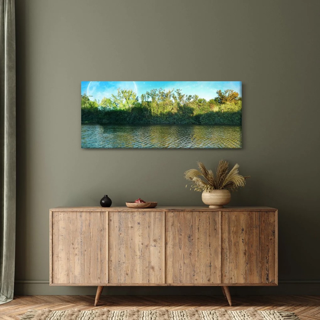 Tablou - lac (120x50 cm)