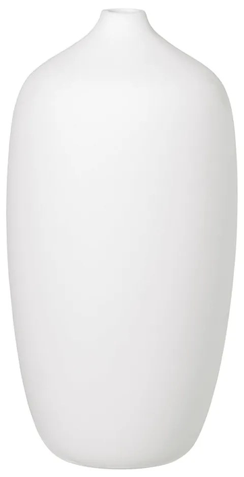 Vază din ceramică Blomus Ceola, înălțime 25 cm, alb
