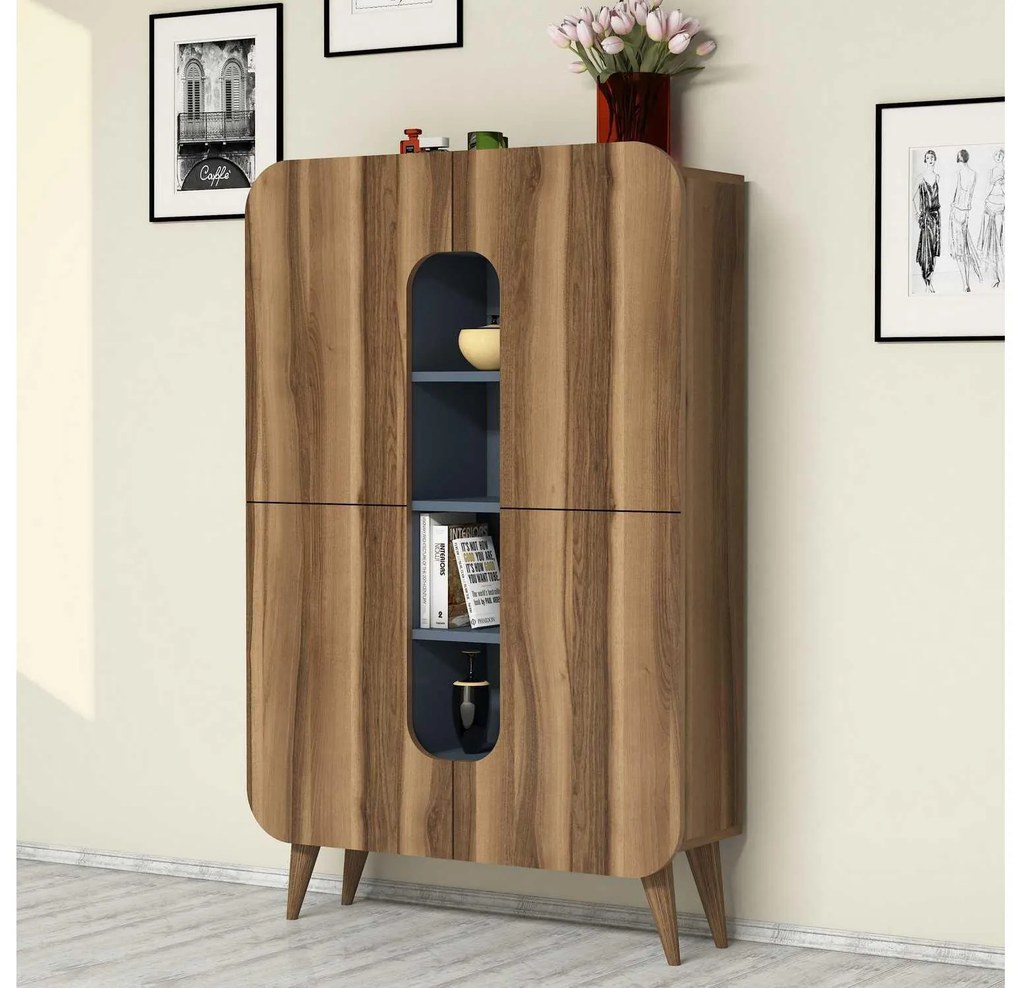 Dulap Monta (Nuc + albastru). 1088258