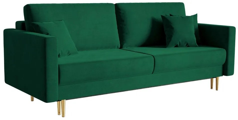 Canapea trei locuri Vallera (verde). 1098757