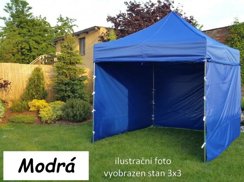 Cort de petrecere în grădină PROFI STEEL 3 x 6 - albastru
