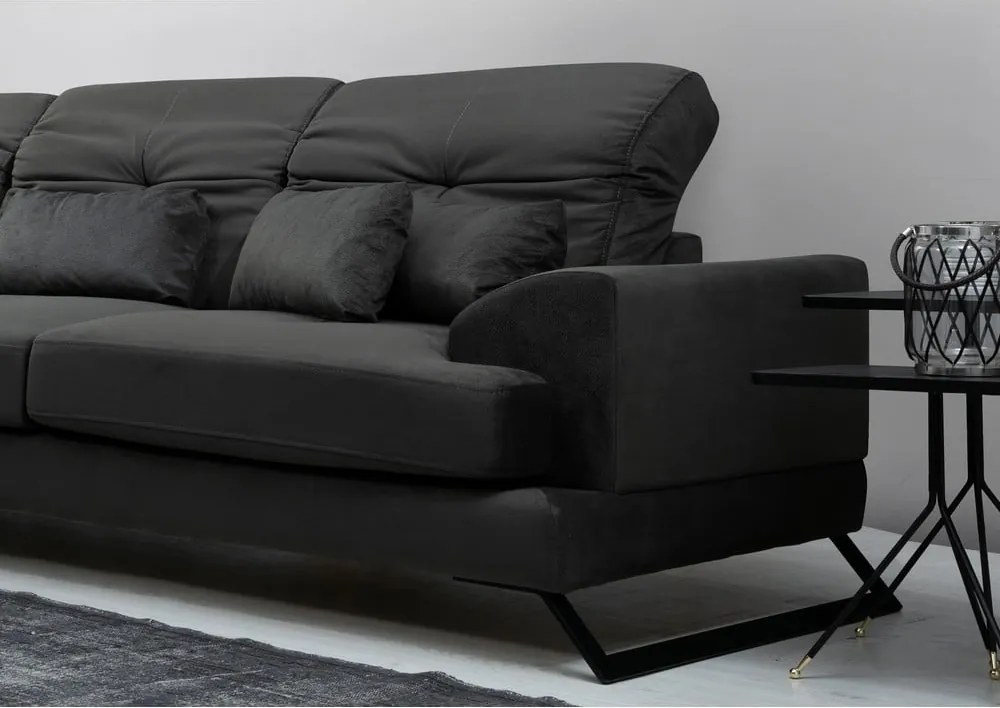 Colțar gri închis (colț pe partea stângă ) Frido – Balcab Home