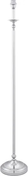 Brilagi - Lampă LED de podea CERIA, 1 x E27, 60 W, 230 V, Ø 45 cm, crom lucios/alb