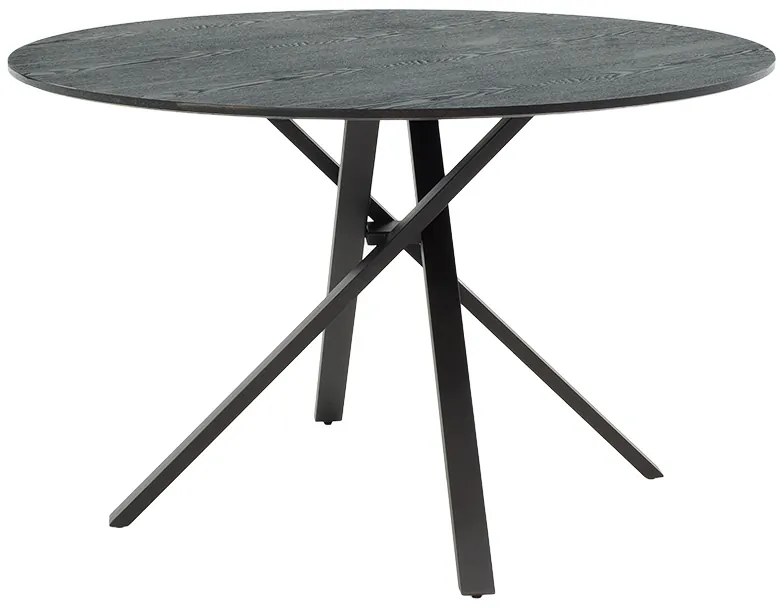 Masa Bucatarie/Dining Rondos MDF Neagra Diametru 120 Cm