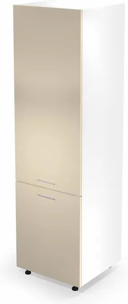 Dulap de bucătărie pentru frigider încorporat Verlene (bej). Promo -6%. 1048165