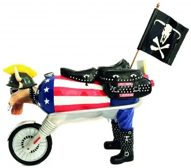 Cadouri Personalizate Vacuta Decorativa - Bikerul