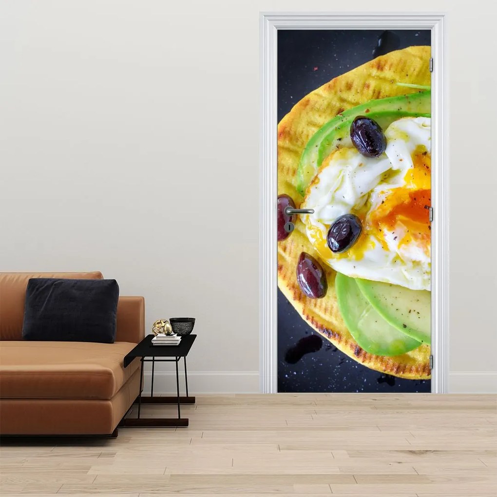 Fototapet pentru ușă - Clătite (95x205cm)