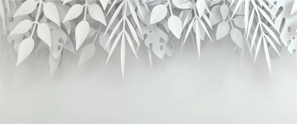 Tablou - Frunze de plasitic (120x50 cm)