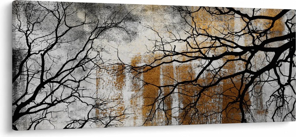 Tablou - Siluetă copac (120x50 cm)