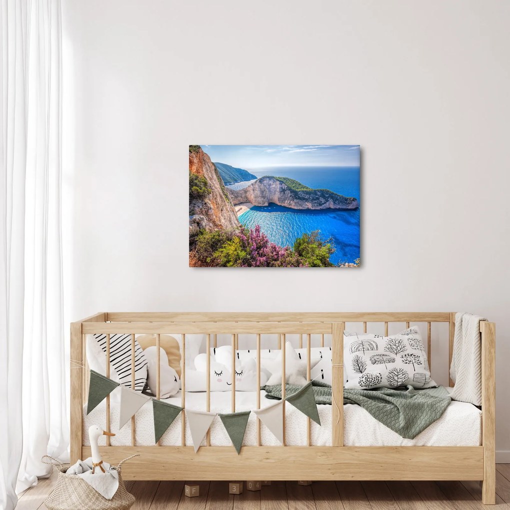 Tablou - Plaja Navagio, Grecia (70x50 cm)