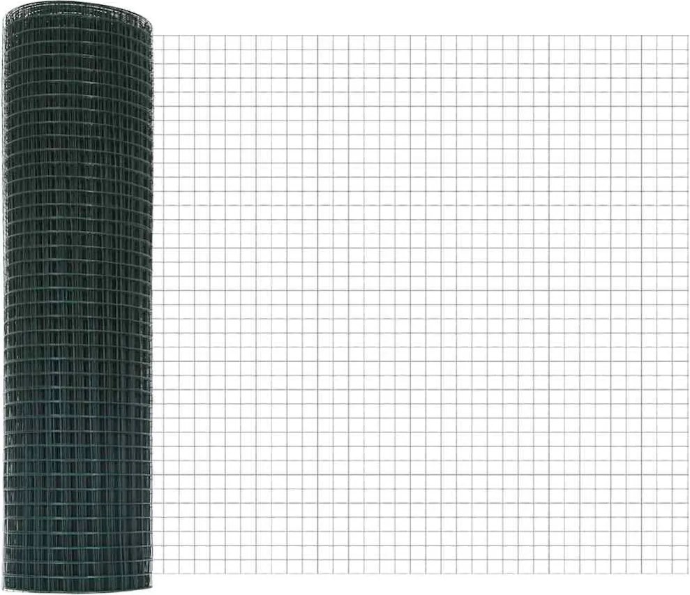 vidaXL Gard din sârmă sudată Verde 0.4 x 100 m