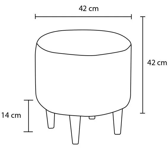 Taburete Finduset 1 (antracit + Auriu + Nuc). 1107184
