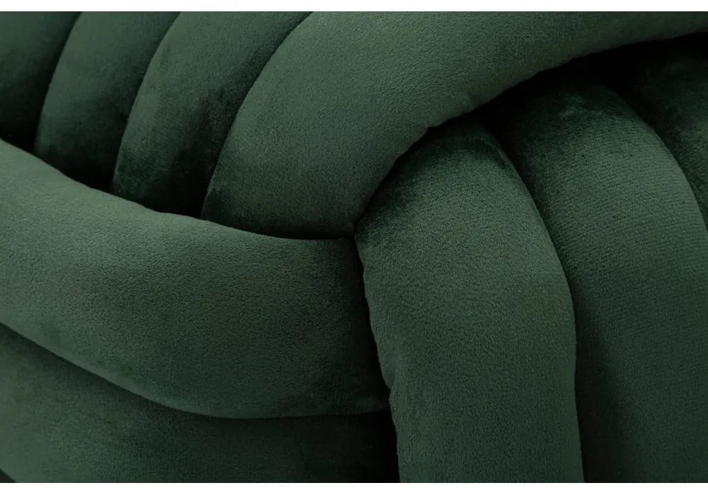 Taburet verde cu tapițerie din catifea Softy – Mauro Ferretti