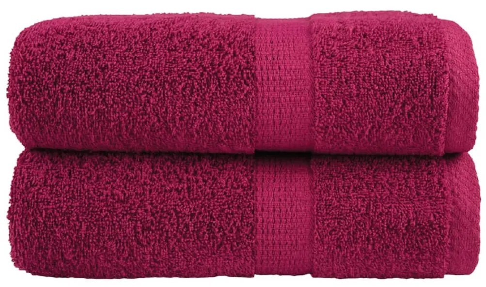 vidaXL Prosoape oaspeți premium SOLUND, 2 buc. 30x50cm 600gsm