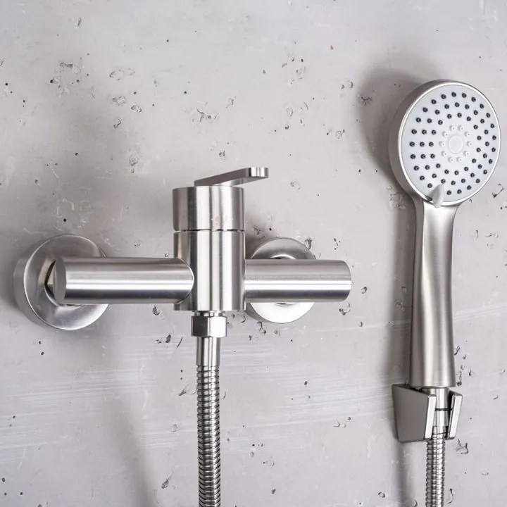 Baterie de dus REA Ontario crom periat