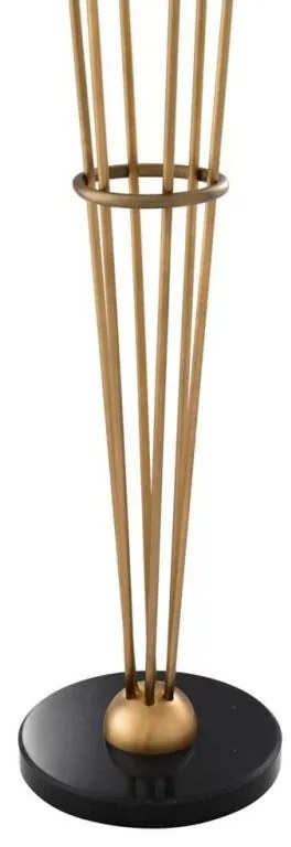 Lampadar design LUX cu 6 surse de lumina Tortora, alama antic 112759 HZ