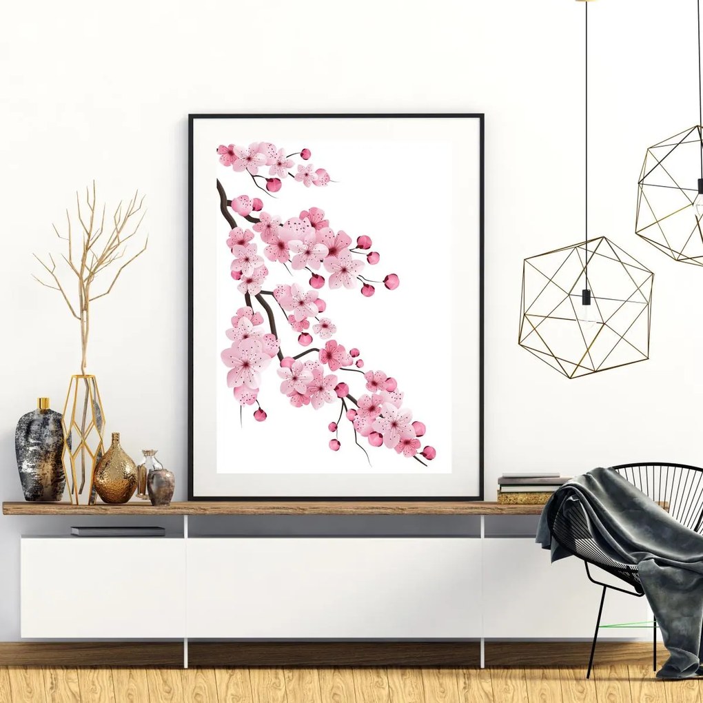 Poster - Copac înflorit (A4)