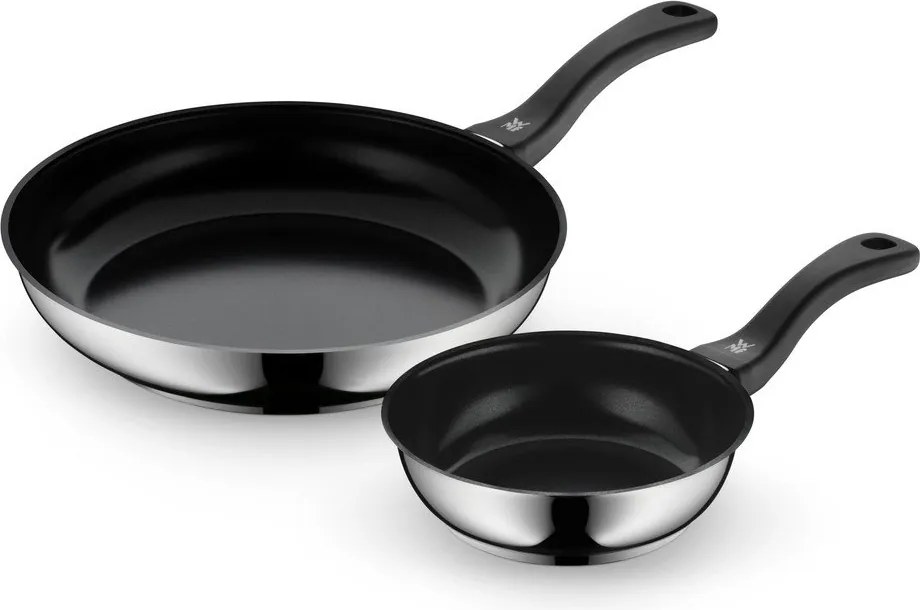 Tigăi cu suprafață ceramică 2 buc. din oțel inoxidabil ø 28 cm Devil – WMF