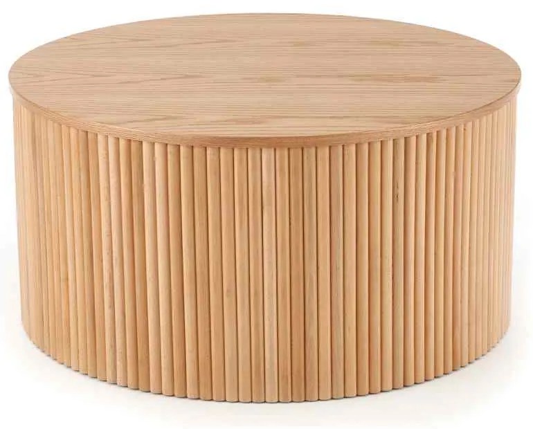 Masa de cafea Woody, lemn natural
