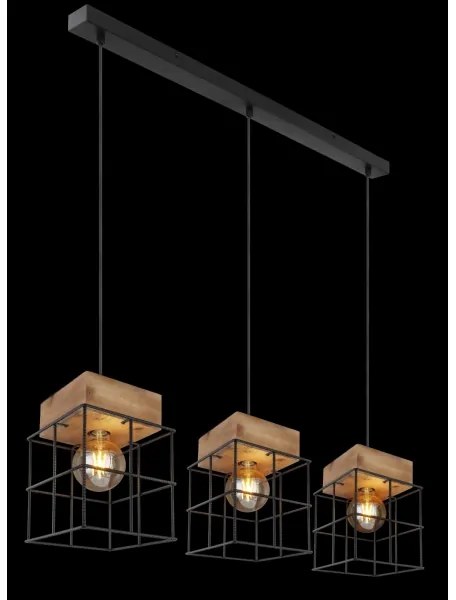 Lustră pe cablu MERRIL 3xE27/60W/230V Globo 15530-3H