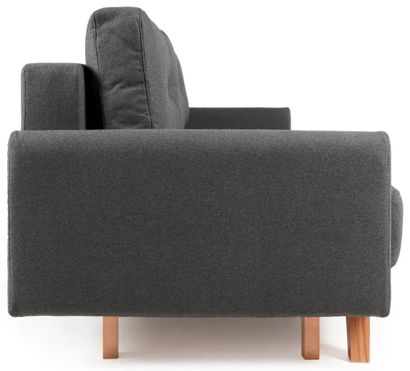 Canapea extensibilă Bonami Selection Pop, gri închis