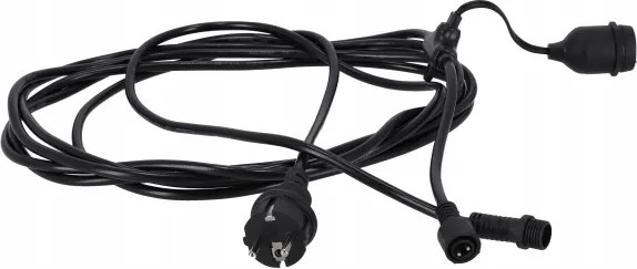 Ghirlandă LED decorativă pentru exterior 20xE27/1W/230V 20,94 m IP44 negru