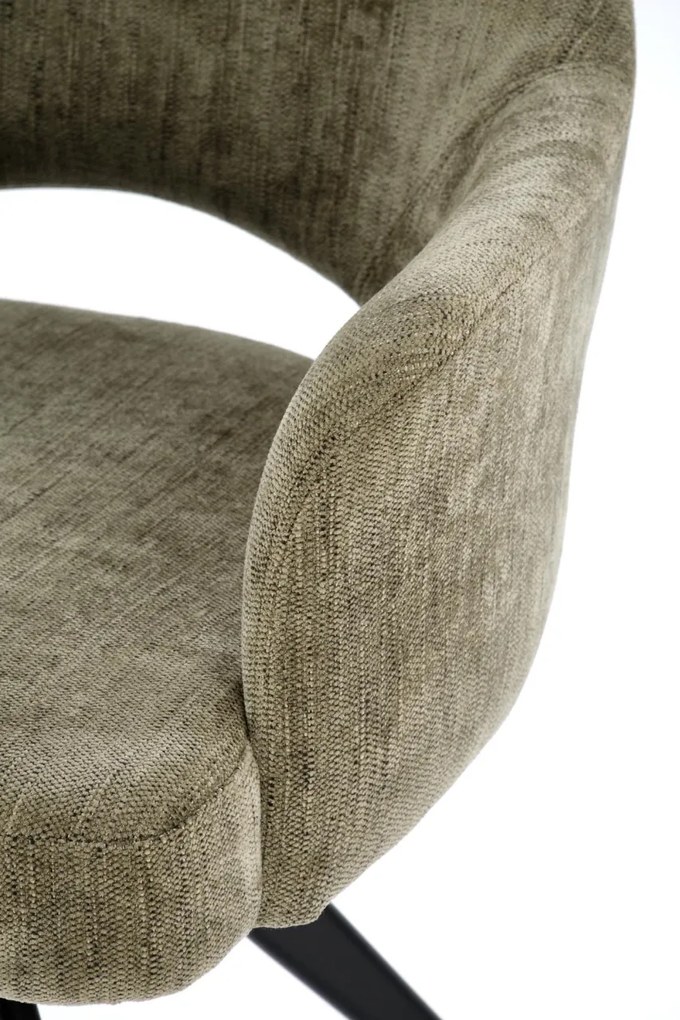 Scaun rotativ K542 stofa olive