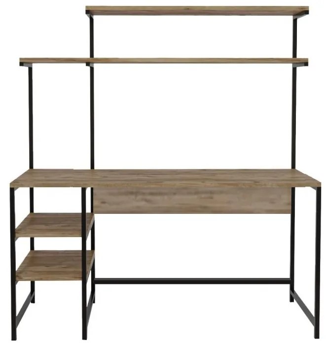 Masă PC Brooklyn (Stejar + Negru). 1073249