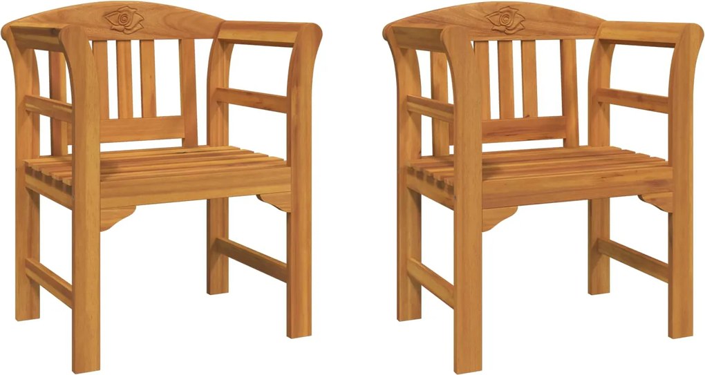 vidaXL Bancă de trandafir Natural 68,5 x 46 x 82,5 cm